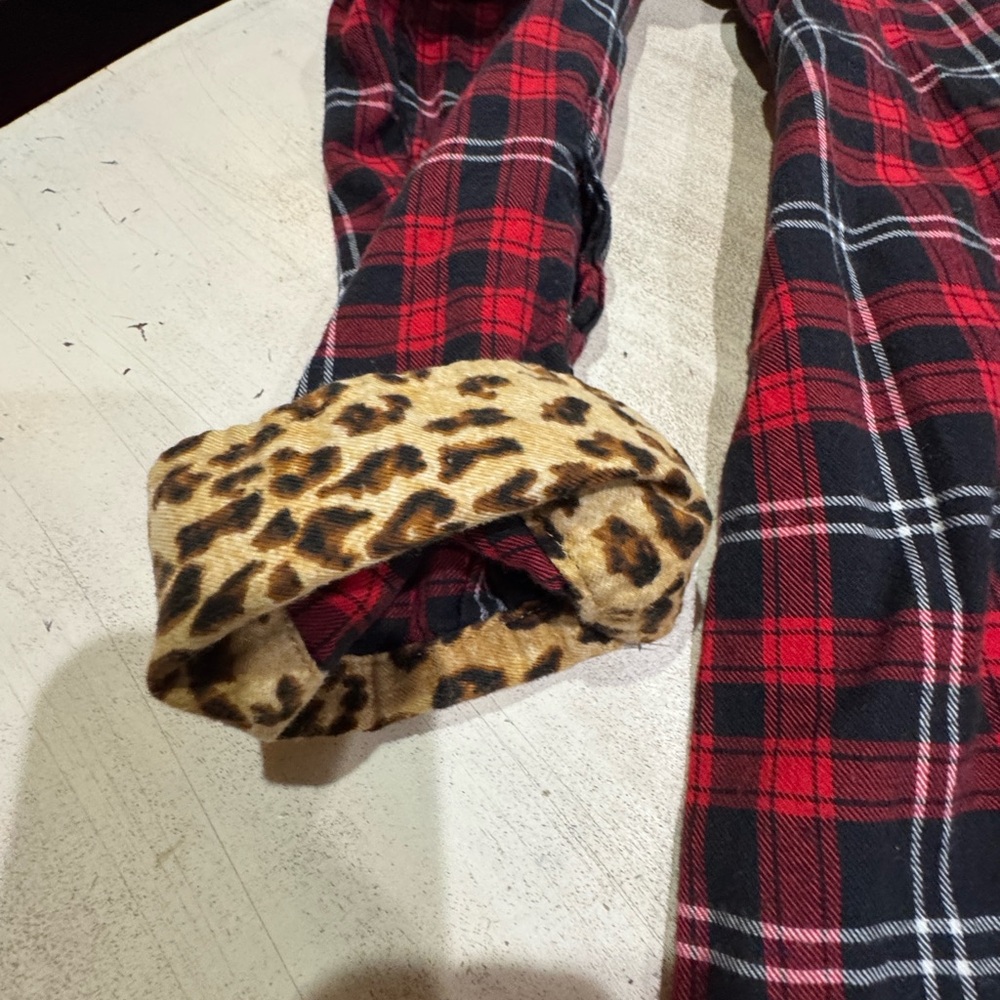 Ralph Lauren Pajamas Size Small/Medium RED TARTAN PLAID Flannel  Long Nightgown - Picture 2 of 7